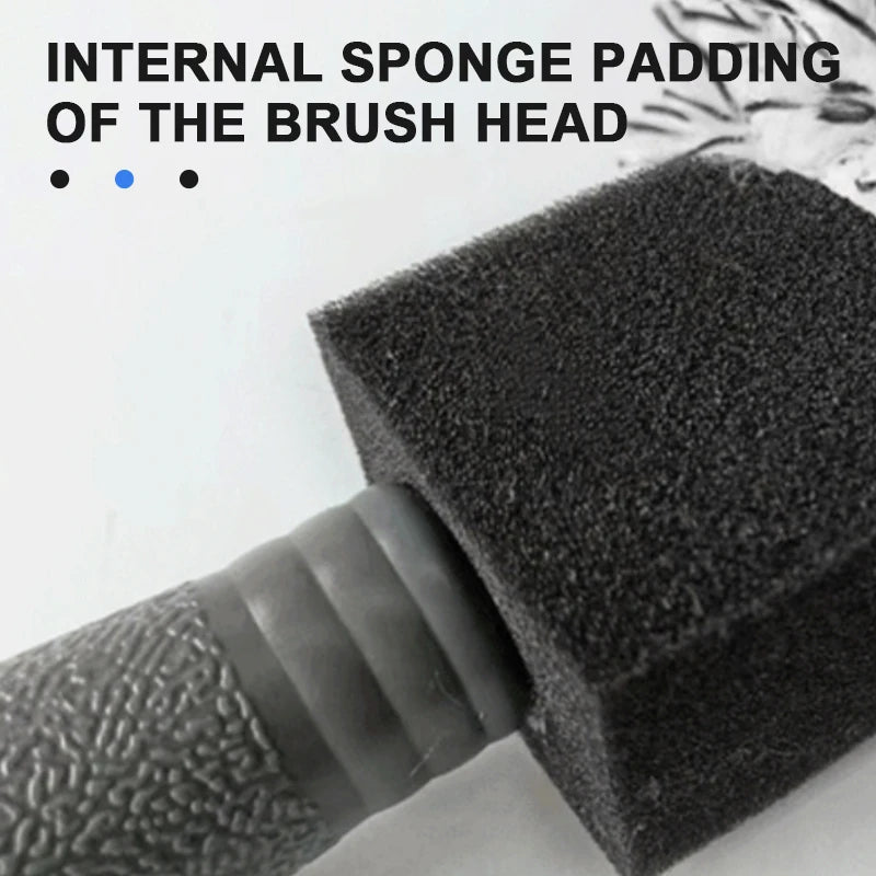 Car Wheel Cleaning Brush - Portable Plush Tire Rim Hub Detailing Tool