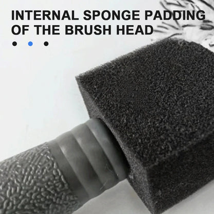 Car Wheel Cleaning Brush - Portable Plush Tire Rim Hub Detailing Tool