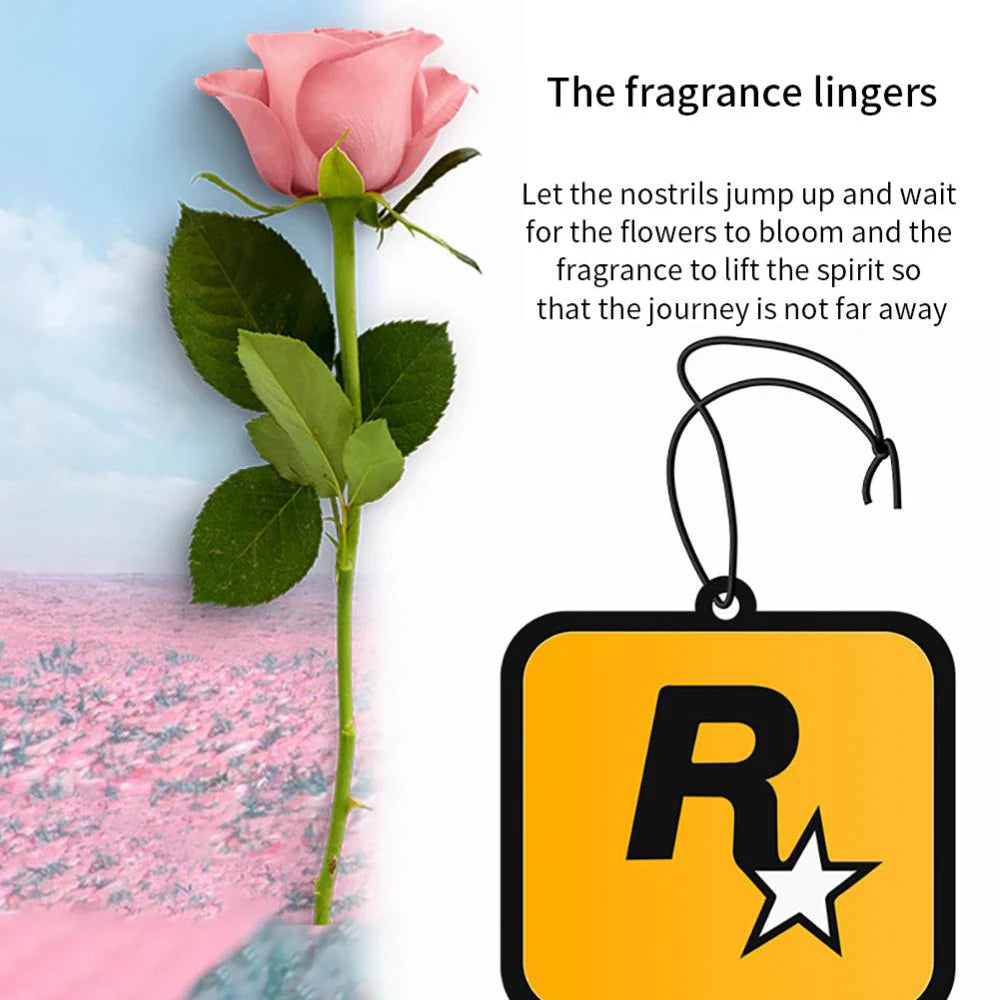 Car Rockstar Fragrance Tablets Air Freshener - Aromatherapy Pendant