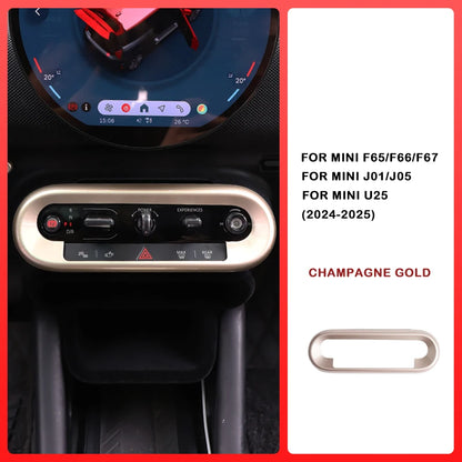 Car Central Control Button Frame Sticker - Mini Countryman 2024-2025