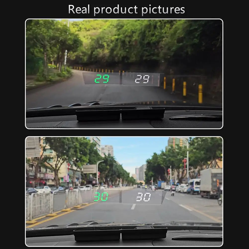Car Head-Up Display GPS Speedometer - Digital HUD Windshield Projector
