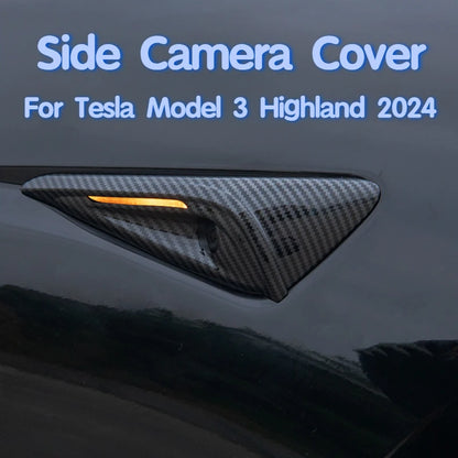 Tesla Model 3 Highland 2024 Yan Kamera Koruyucu Kapak - ABS Lens Koruma