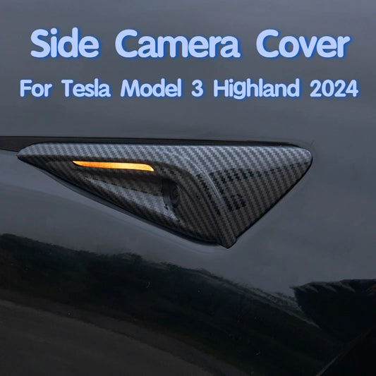 Tesla Model 3 Highland 2024 Yan Kamera Koruyucu Kapak - ABS Lens Koruma