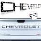 Chevrolet Silverado Tailgate Letters - 3D ABS Inserts 2019-2022