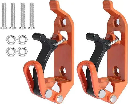 Tool Fixing Bracket Set - Wall Mount Quick Release Clamp 4PCS Black