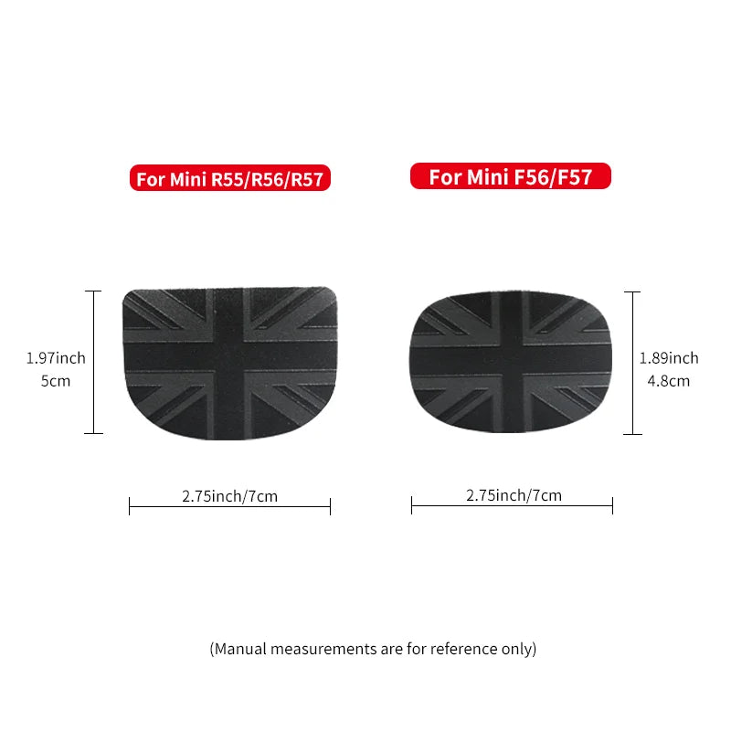 Mini Cooper Leather Rear Seat Handle Cover - R56 R55 F56 F57 Decal