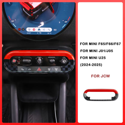 Car Central Control Button Frame Sticker - Mini Countryman 2024-2025