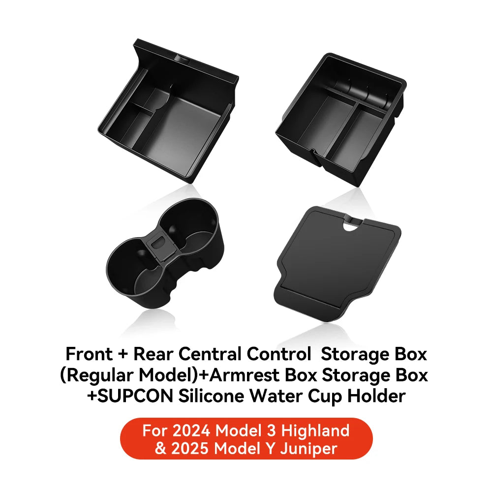 Tesla Model 3 Highland 2024 & Model Y Juniper 2025 Storage Box Set
