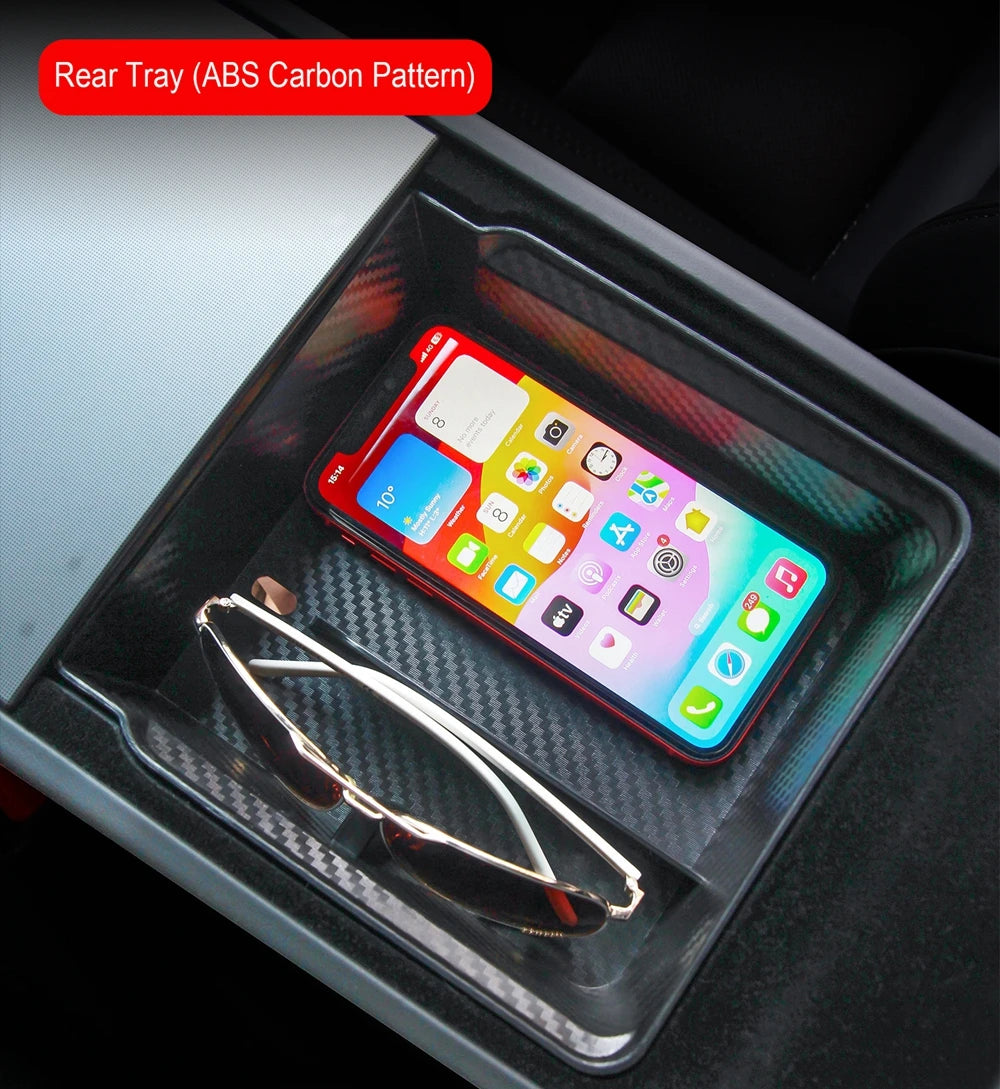 Tesla Model Y Juniper Model 3 Console Organizer - Storage Tray