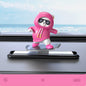 Car Dashboard Decoration - Skateboard Bear Magnetic Parking Plate