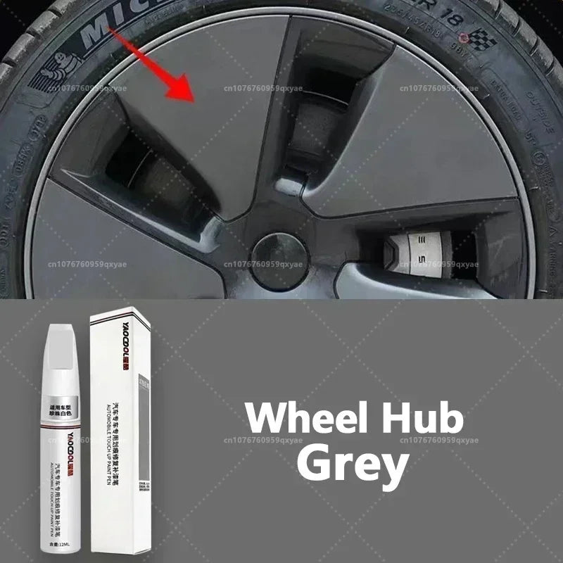 Tesla Paint Touch Up Pen Set - Pearl White & Deep Sea Blue Wheel Repair Kit