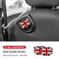 Mini Cooper Leather Rear Seat Handle Cover - R56 R55 F56 F57 Decal