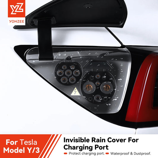 Tesla Model 3/Y Highland Juniper Charger Port Cover - Rainproof Dustproof Protection