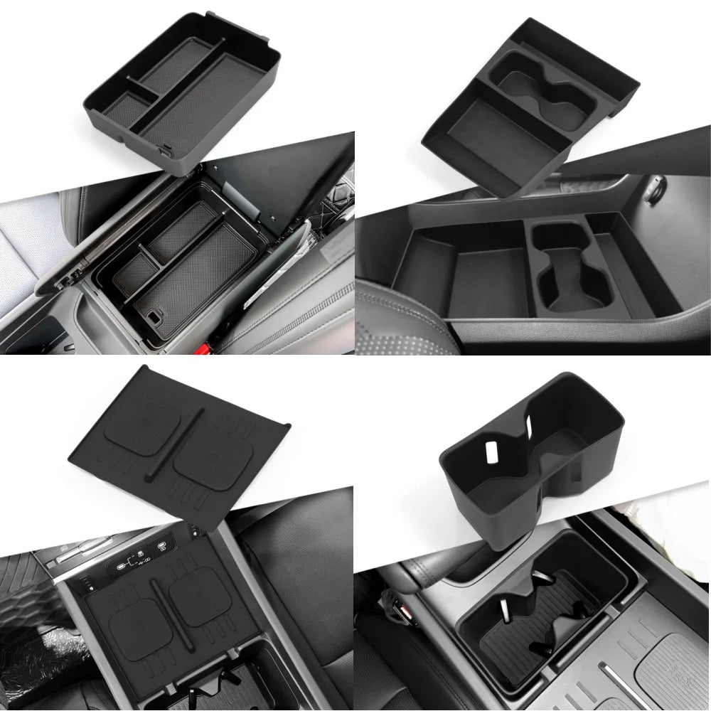 Hyundai Santa Fe Storage Box Cup Holder - 2024-2025 Interior Organizer
