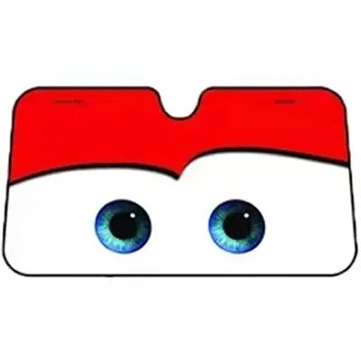 Car Windshield Sunshade with Eyes Design - Solar Protection Sun Visor
