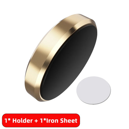Universal Magnetic Phone Holder - Strong Car Dashboard Mount & Wall Mount Compatible with All Smartphones