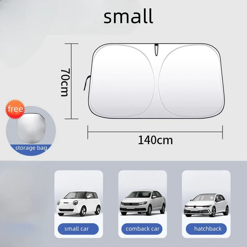 Car Windshield Sun Shade Cover - UV Protection for Car Truck SUV