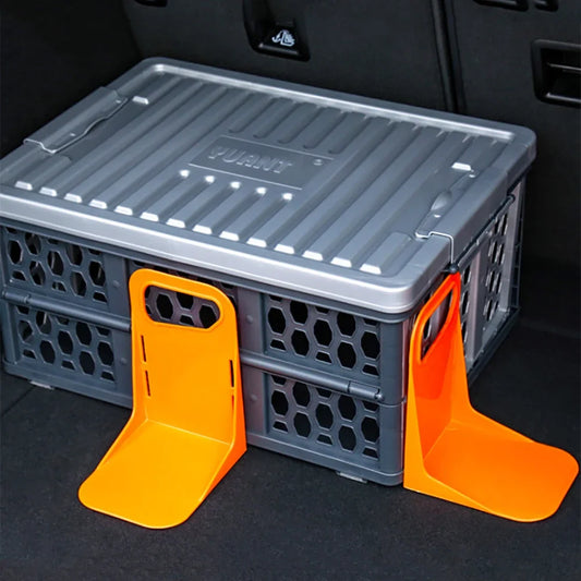 Multifunctional Car Trunk Organizer - Fixed Tool Rack Holder Luggage Box Stand Storage