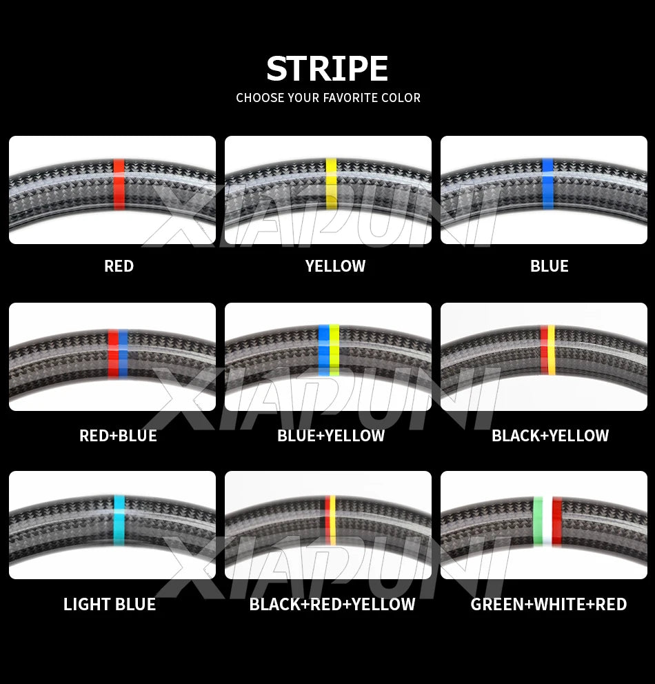 Tesla Model 3 Y LED Steering Wheel - Carbon Fiber Custom Racing Wheel