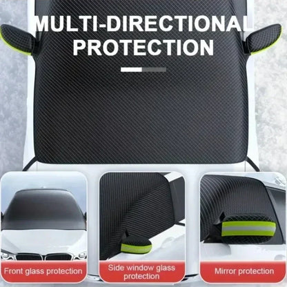 Car snow shield front windshield snow shield winter frost and frost Windows winter car clothing cover thickened