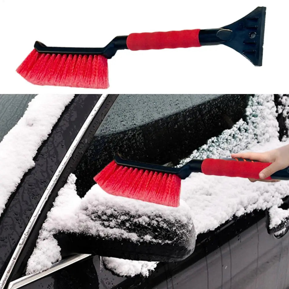 Car Snow Brush Ice Scraper - 2-in-1 Ergonomic Winter Tool