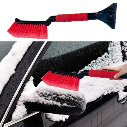 Car Snow Brush Ice Scraper - 2-in-1 Ergonomic Winter Tool