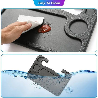 Car Steering Wheel Dining Table Tray - Multi-Functional Car Desk