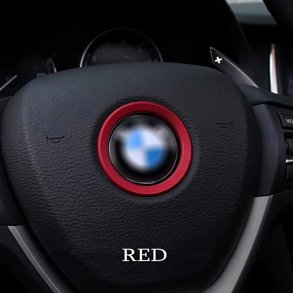 BMW Steering Wheel Circle Sticker - Car Styling Decoration Ring
