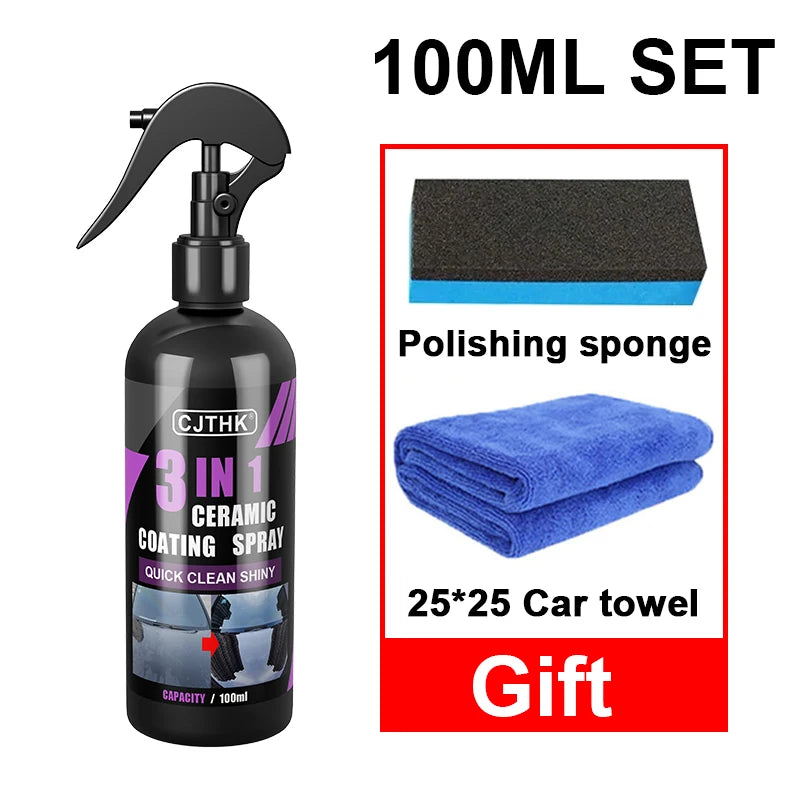 Car Ceramic Nano Coating - Hydrophobic Anti-Scratch Protection 100ML