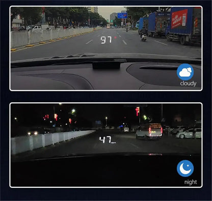 HUD Head Up Display M3 OBD2 GPS Car Speedometer Projector