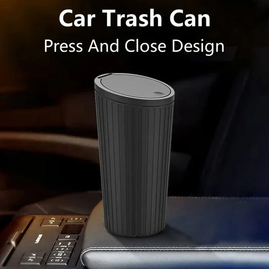 Car Trash Bin Mini - Auto Interior Garbage Container Storage Box