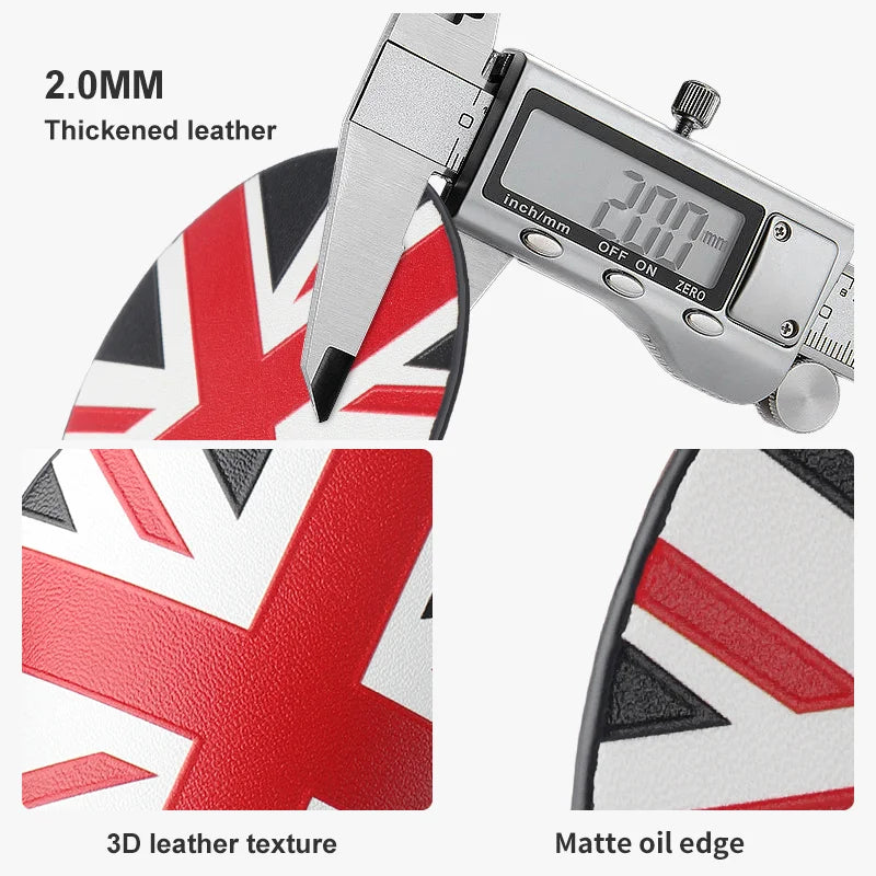 Union Jack Car Cup Holder Coaster - Mini Cooper F55 F56 F60