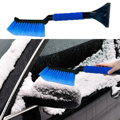 Car Snow Brush Ice Scraper - 2-in-1 Ergonomic Winter Tool