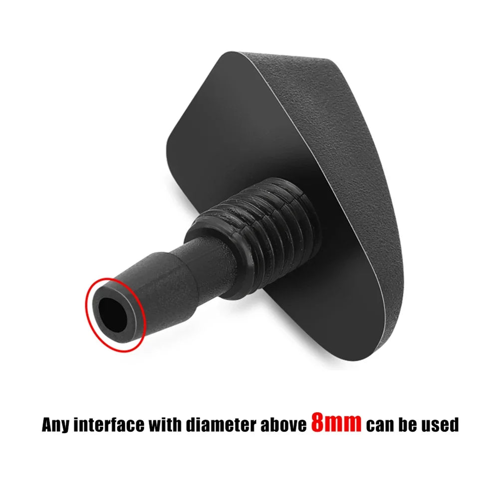 Universal Car Windshield Wiper Nozzle Kit - 2 Piece Sprayer Set
