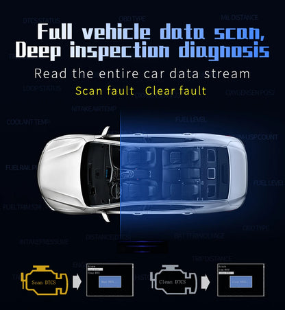 OBD2 Digital Speedometer P10 PRO Head Up Display Smart Car Computer