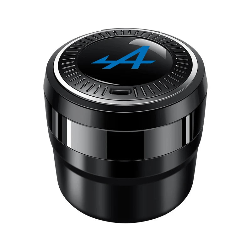 Portable Luminous Car Ashtray - Alpine Ceramic Liner