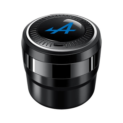 Portable Luminous Car Ashtray - Alpine Ceramic Liner
