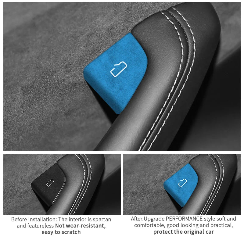 Tesla Model 3 Y Alcantara Door Switch Trim - 2024+ Cover