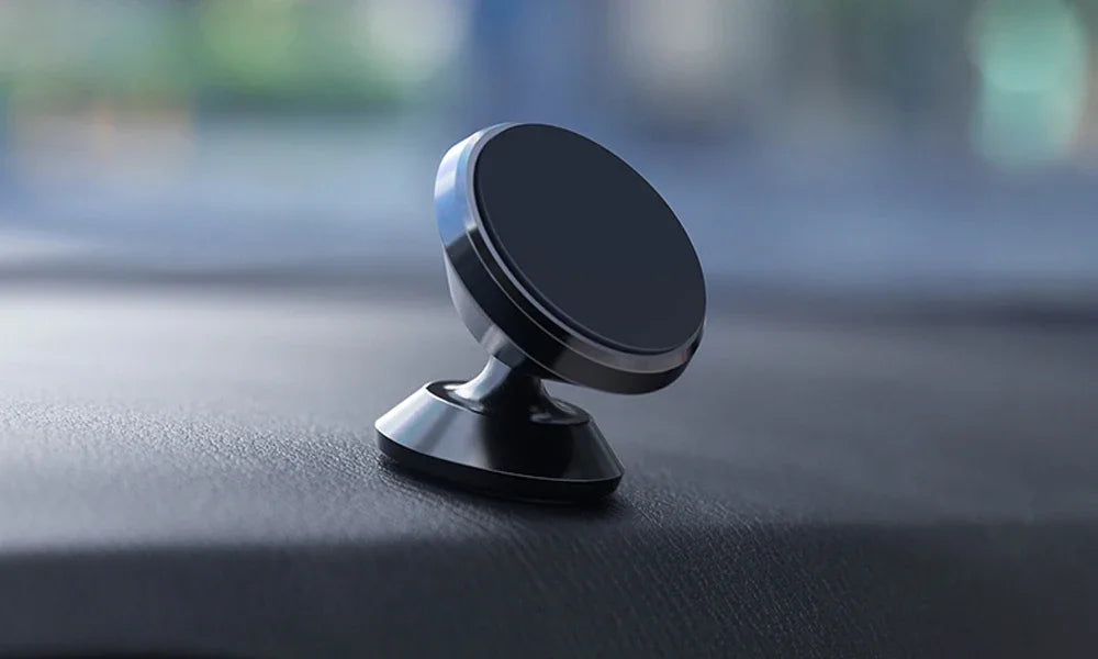 Magnetic Car Phone Holder - Universal Mount for iPhone Samsung GPS Support