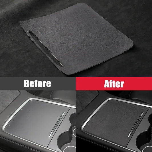 Tesla Model 3/Y Suede Central Control Panel Protector Cover Sticker