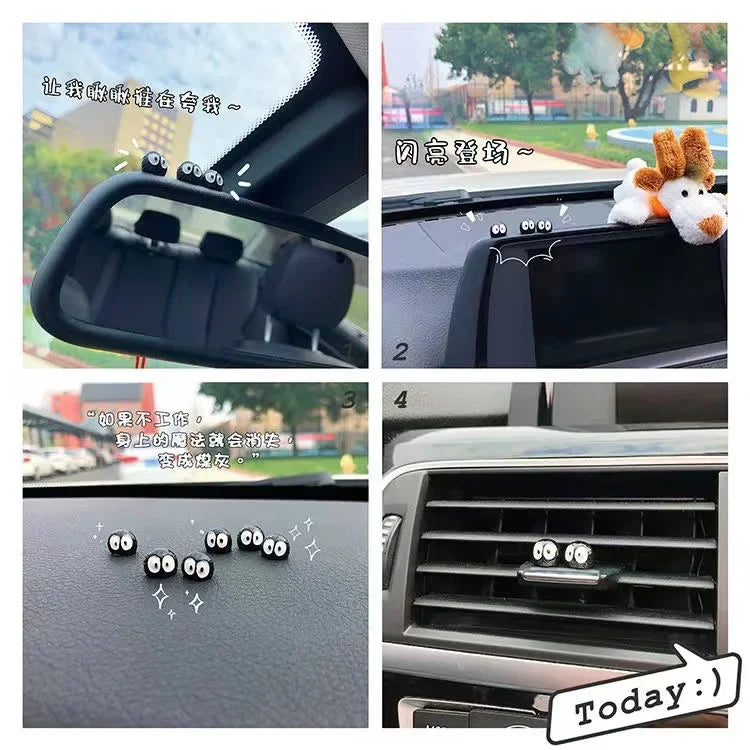 Cute Black Elf Car Interior Decoration - Rearview Mirror Ornaments