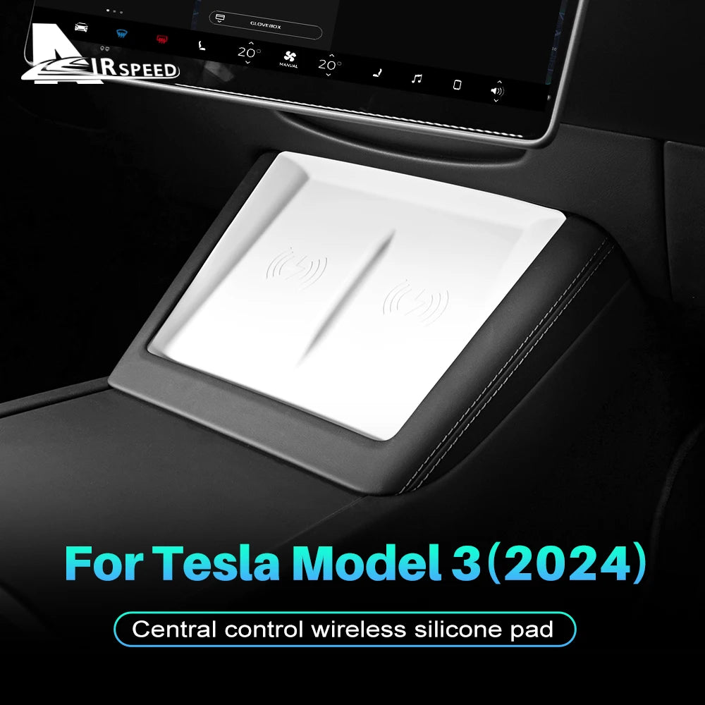 Tesla Model 3 Highland Wireless Charging Pad - Silicone Mat