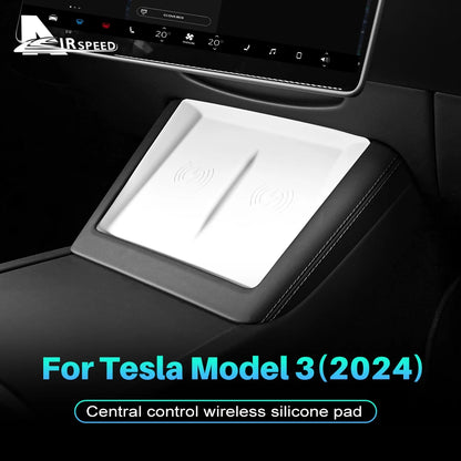 Tesla Model 3 Highland Wireless Charging Pad - Silicone Mat