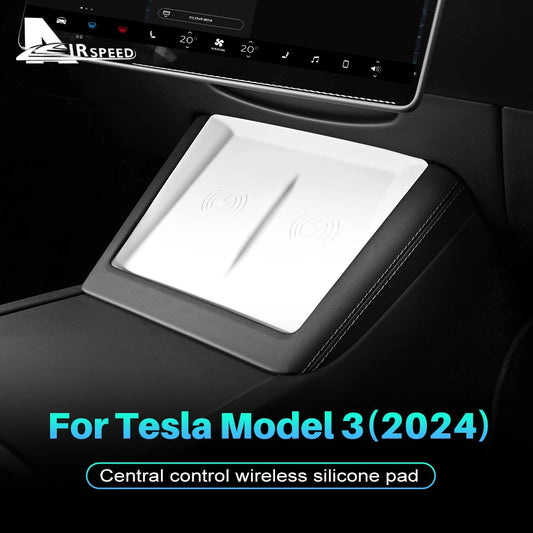 Tesla Model 3 Highland Wireless Charging Pad - Silicone Mat