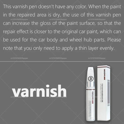 Tesla Paint Touch Up Pen Set - Pearl White & Deep Sea Blue Wheel Repair Kit