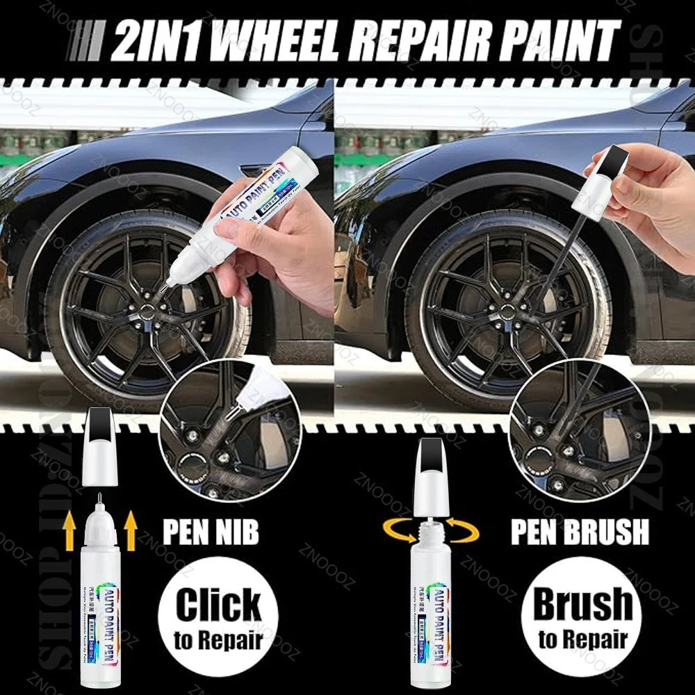 Lexus UX Touch Up Paint & Wheel Repair Kit - Quick Scratch Repair Silver/Black