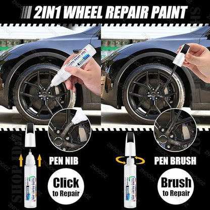 Lexus UX Touch Up Paint & Wheel Repair Kit - Quick Scratch Repair Silver/Black