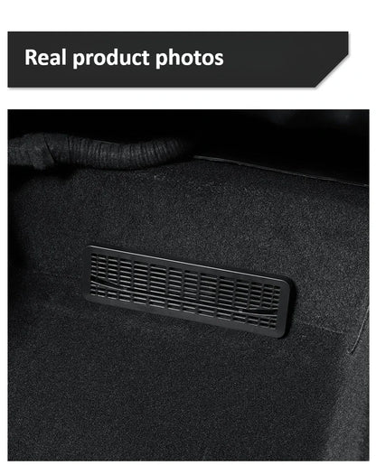 Tesla Model Y Juniper 2025+ Rear Air Conditioning Outlet Mesh Net - Under Seat AC Protection Cover