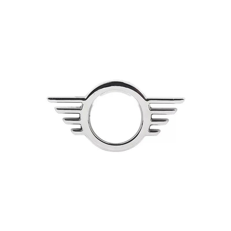 3D Metal Car Door Lock Pin Wing Emblem Badge - Mini Cooper