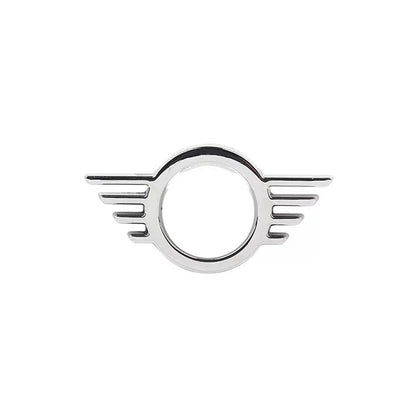 3D Metal Car Door Lock Pin Wing Emblem Badge - Mini Cooper